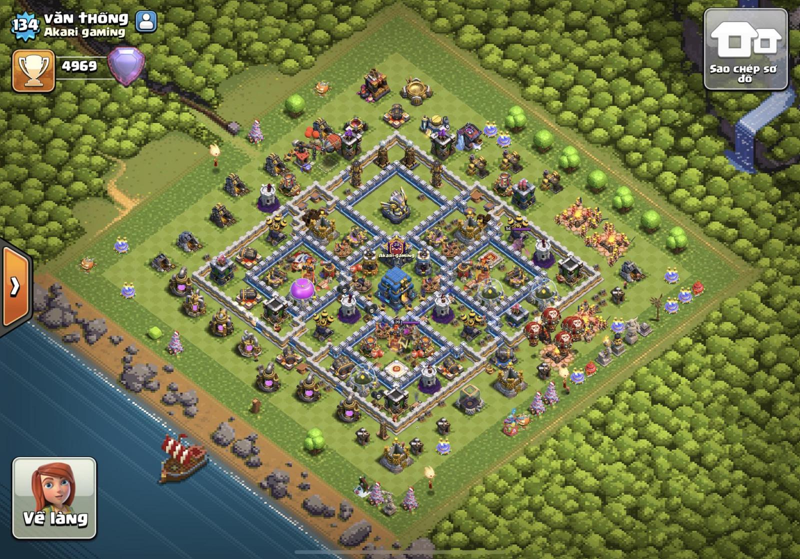 Base Th Th Sao Leo Rank Huy N Tho I Clash Of Clans